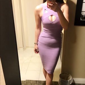 Marciano beautiful lavender color tight dress